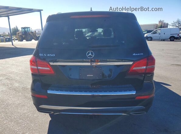 4JGDF6EE5JB089234 2018 MERCEDES-BENZ GLS Black Widok z tyłu
