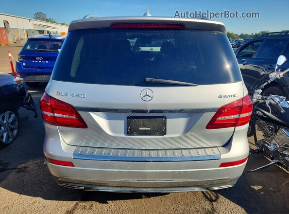 4JGDF6EE6HA786430 2017 MERCEDES-BENZ GLS Silver Հետևի տեսք