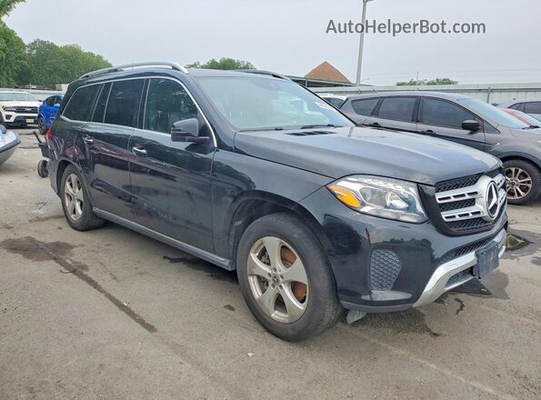 4JGDF6EE6KB228983 2019 MERCEDES-BENZ GLS Черный Передняя правая четверть