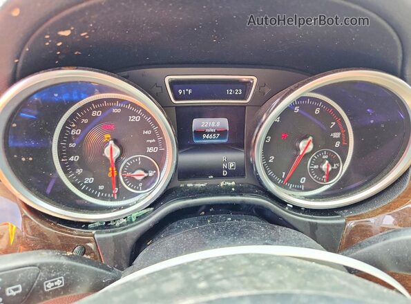 4JGDF6EE7HA767336 2017 MERCEDES-BENZ GLS White Вид щитка приладів