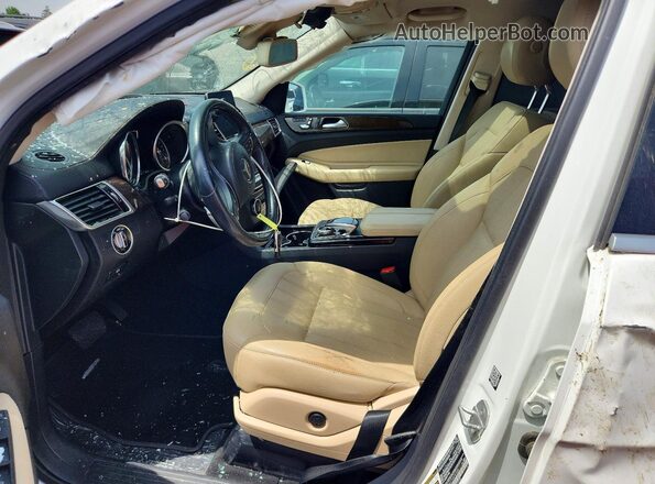 4JGDF6EE7HA767336 2017 MERCEDES-BENZ GLS White Вид салону спереду