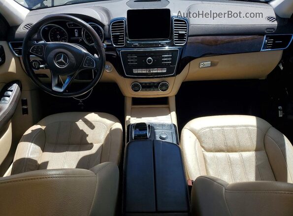 4JGDF6EE7HA964507 2017 MERCEDES-BENZ GLS Blue Առջևի վահանակի տեսք