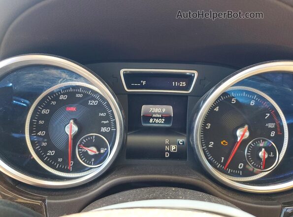 4JGDF6EE7HA964507 2017 MERCEDES-BENZ GLS Blue Սարքավորումների վահանակի տեսք