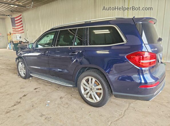 4JGDF6EE8HA976374 2017 MERCEDES-BENZ GLS Blue Հետևի ձախ