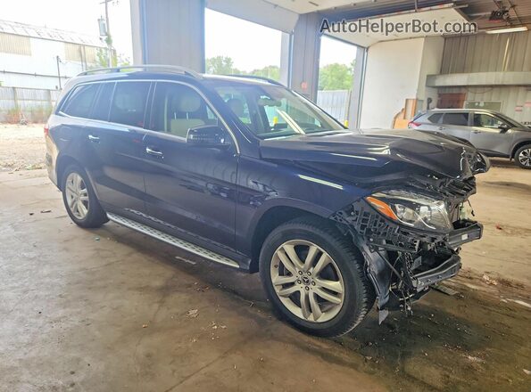 4JGDF6EE8HA976374 2017 MERCEDES-BENZ GLS Blue Առջևի աջ