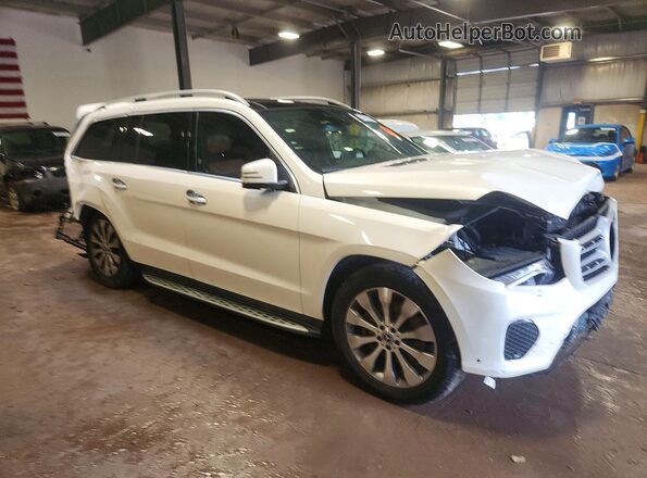 4JGDF6EE9JB150584 2018 MERCEDES-BENZ GLS White Delantero derecho