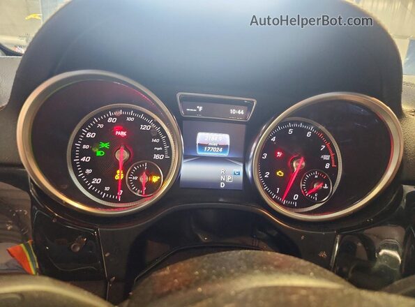 4JGDF6EE9JB150584 2018 MERCEDES-BENZ GLS White Vista del cuadro de instrumentos