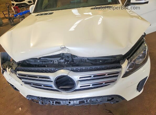 4JGDF6EE9JB150584 2018 MERCEDES-BENZ GLS White Vista del compartimento del motor