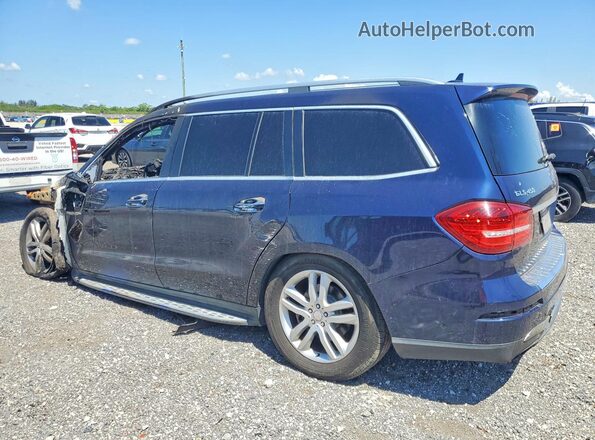 4JGDF6EEXHA837041 2017 MERCEDES-BENZ GLS Синий Задняя левая четверть