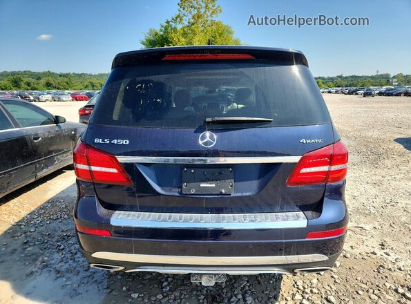4JGDF6EEXJB121109 2018 MERCEDES-BENZ GLS Blue Հետևի տեսք