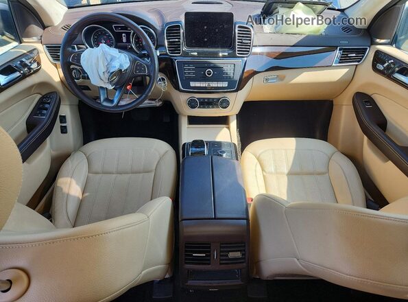 4JGDF6EEXJB121109 2018 MERCEDES-BENZ GLS Blue Առջևի վահանակի տեսք