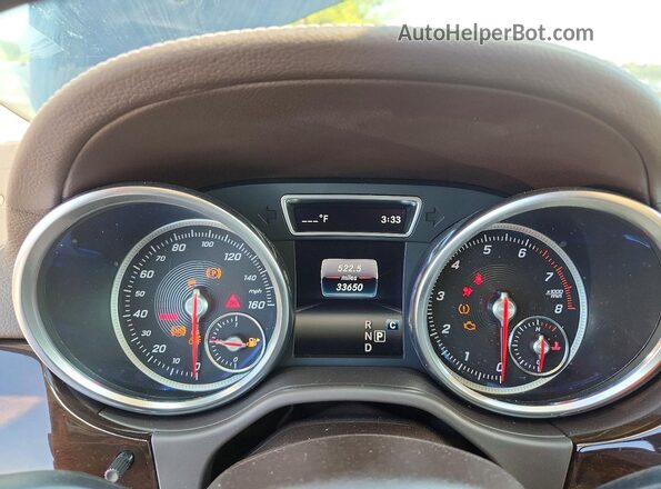 4JGDF6EEXJB121109 2018 MERCEDES-BENZ GLS Blue Սարքավորումների վահանակի տեսք