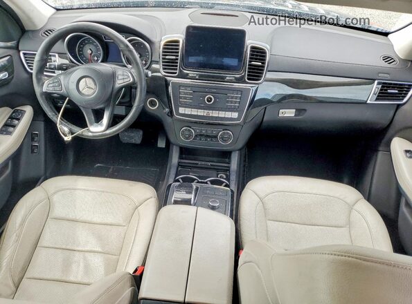 4JGDF7DE1HA756999 2017 MERCEDES-BENZ GLS Gray Dashboard view