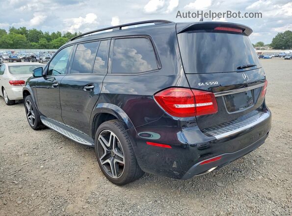4JGDF7DE1JB118798 2018 MERCEDES-BENZ GLS Черный Задняя левая четверть