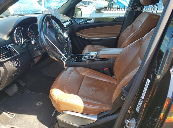 4JGDF7DE1JB118798 2018 MERCEDES-BENZ GLS Черный Вид салона спереди