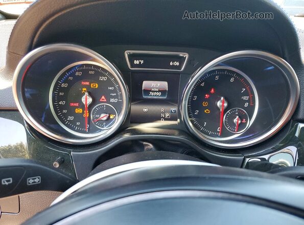 4JGDF7DE1JB118798 2018 MERCEDES-BENZ GLS Черный Вид щитка приборов