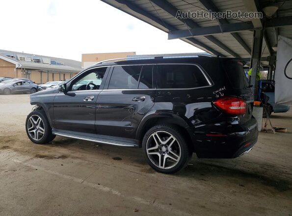 4JGDF7DE2HA747244 2017 MERCEDES-BENZ GLS Черный Задняя левая четверть