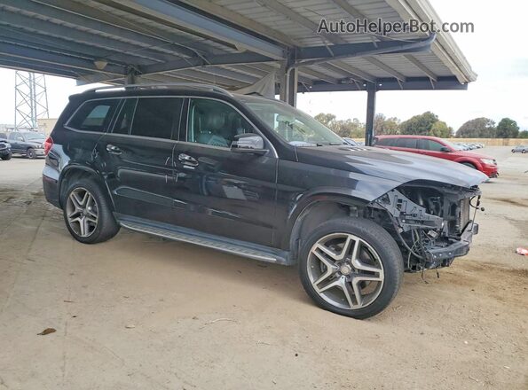 4JGDF7DE2HA747244 2017 MERCEDES-BENZ GLS Черный Передняя правая четверть