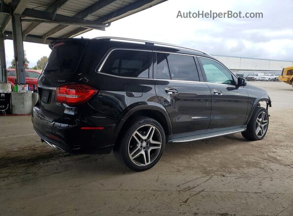 4JGDF7DE2HA747244 2017 MERCEDES-BENZ GLS Черный Задняя правая четверть