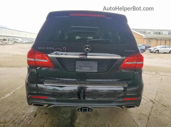 4JGDF7DE2HA747244 2017 MERCEDES-BENZ GLS Черный Вид сзади
