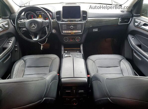 4JGDF7DE2HA747244 2017 MERCEDES-BENZ GLS Черный Вид панели приборов
