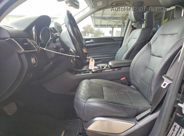 4JGDF7DE2HA747244 2017 MERCEDES-BENZ GLS Черный Вид салона спереди