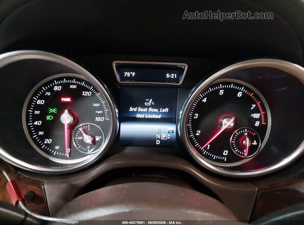 4JGDF7DE3KB210707 2019 MERCEDES-BENZ GLS 550 White Widok tylnych siedzeń