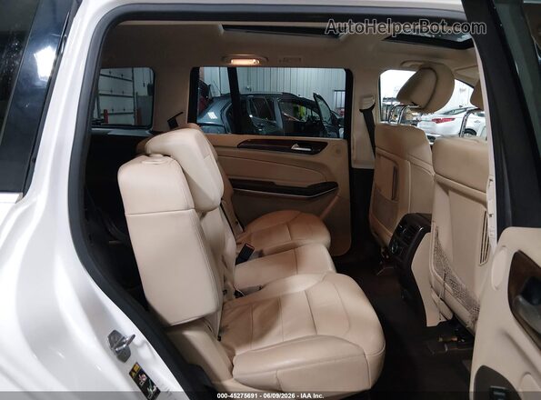 4JGDF7DE3KB210707 2019 MERCEDES-BENZ GLS 550 White Widok naklejki z numerem VIN