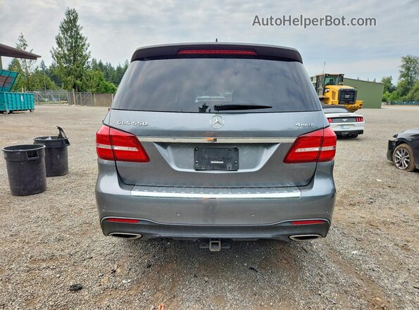 4JGDF7DE4JB124465 2018 MERCEDES-BENZ GLS Gray Rear view