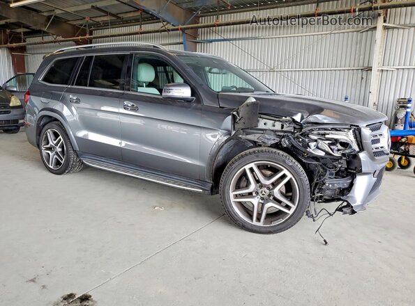 4JGDF7DE5JB097387 2018 MERCEDES-BENZ GLS Gray წინა მარჯვენა