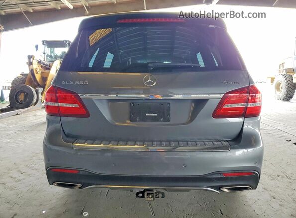 4JGDF7DE5JB097387 2018 MERCEDES-BENZ GLS Gray უკანა ხედი