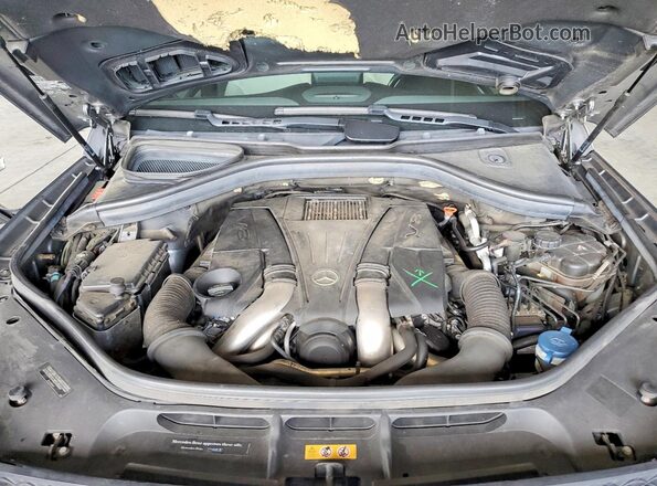 4JGDF7DE5JB097387 2018 MERCEDES-BENZ GLS Gray ძრავის განყოფილების ხედი