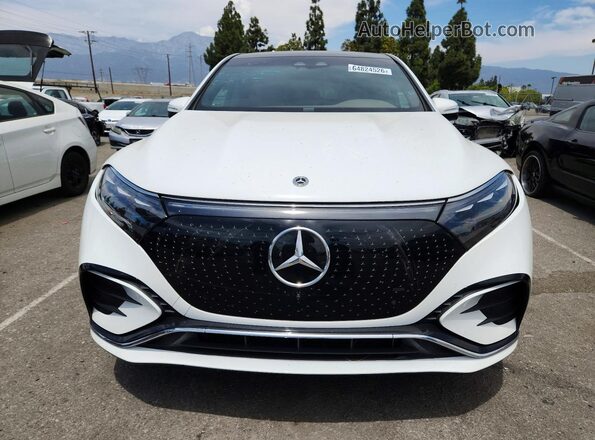 4JGDM4EBXPA025995 2023 MERCEDES-BENZ EQS White Դիմացի տեսք