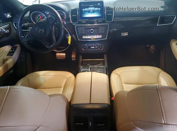 4JGED6EB0GA034589 2016 MERCEDES-BENZ GLE White Dashboard view