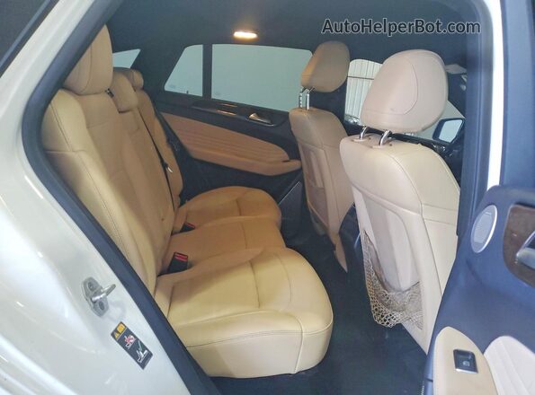 4JGED6EB0GA034589 2016 MERCEDES-BENZ GLE White Rear interior view