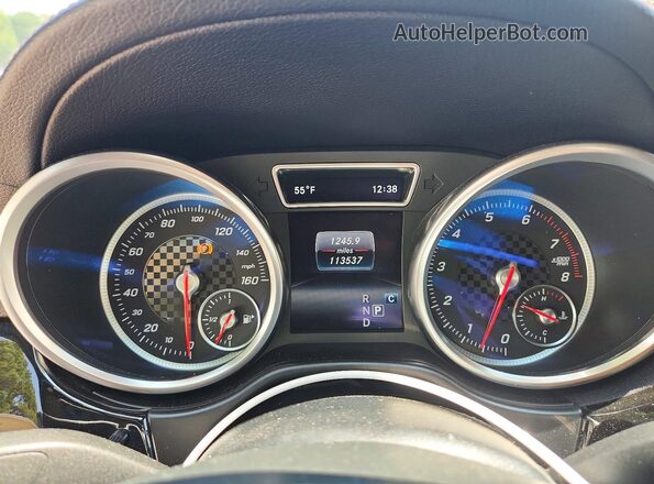 4JGED6EB4HA058332 2017 MERCEDES-BENZ GLE White Սարքավորումների վահանակի տեսք