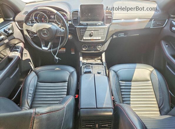 4JGED6EB4HA058332 2017 MERCEDES-BENZ GLE White Առջևի վահանակի տեսք