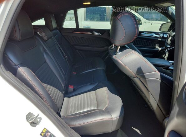 4JGED6EB4HA058332 2017 MERCEDES-BENZ GLE White Հետևի նստատեղերի տեսք