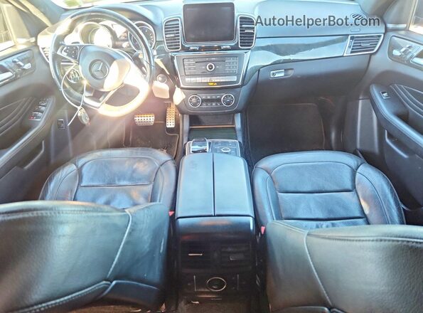 4JGED6EB4HA079438 2017 MERCEDES-BENZ GLE Gray Առջևի վահանակի տեսք