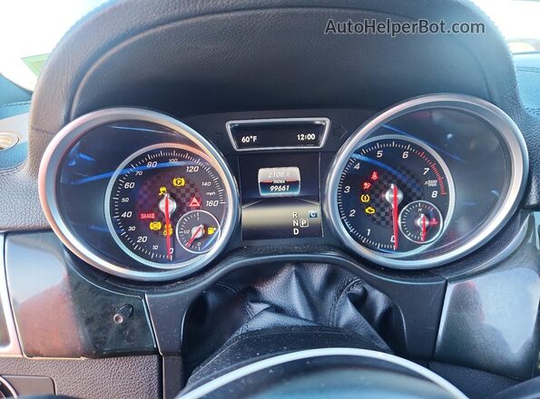 4JGED6EB4HA079438 2017 MERCEDES-BENZ GLE Gray Սարքավորումների վահանակի տեսք