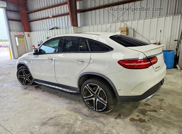 4JGED6EB5HA083949 2017 MERCEDES-BENZ GLE White Trasero izquierdo