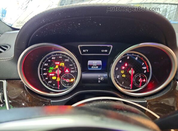 4JGED6EB5HA083949 2017 MERCEDES-BENZ GLE White Vista del cuadro de instrumentos