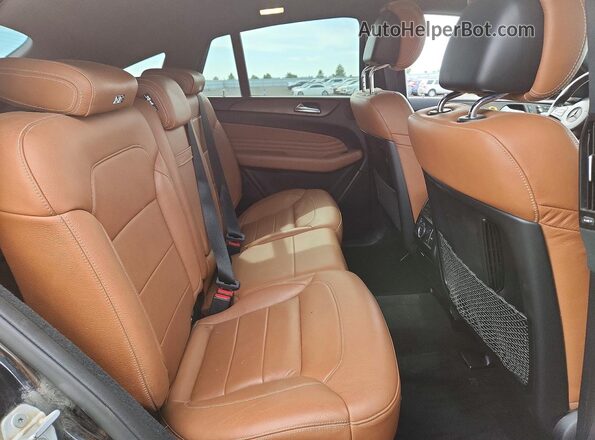 4JGED6EB7GA041832 2016 MERCEDES-BENZ GLE Черный Вид задней части салона
