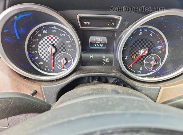 4JGED6EB7GA041832 2016 MERCEDES-BENZ GLE Черный Вид щитка приборов