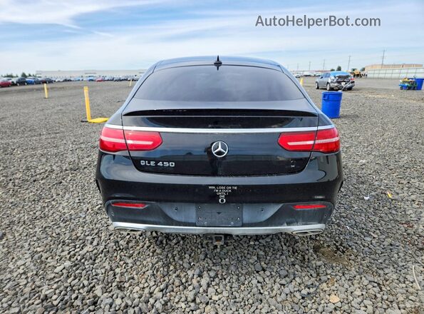 4JGED6EB7GA041832 2016 MERCEDES-BENZ GLE Черный Вид сзади