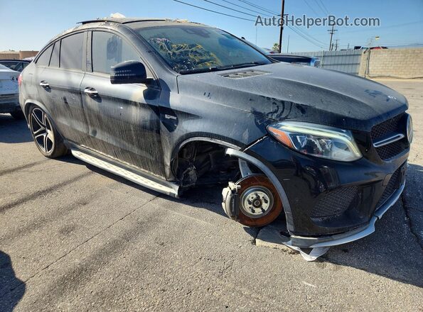 4JGED6EB8HA058625 2017 MERCEDES-BENZ GLE Черный Передняя правая четверть