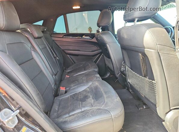 4JGED6EB8HA058625 2017 MERCEDES-BENZ GLE Черный Вид задней части салона
