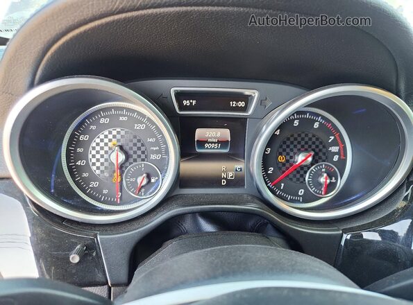 4JGED6EB8HA058625 2017 MERCEDES-BENZ GLE Черный Вид щитка приборов