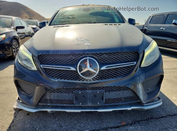 4JGED6EB8HA058625 2017 MERCEDES-BENZ GLE Черный Вид спереди
