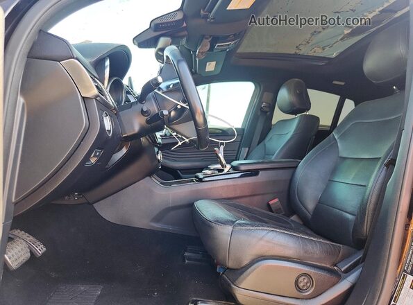 4JGED6EB8HA058625 2017 MERCEDES-BENZ GLE Черный Вид салона спереди